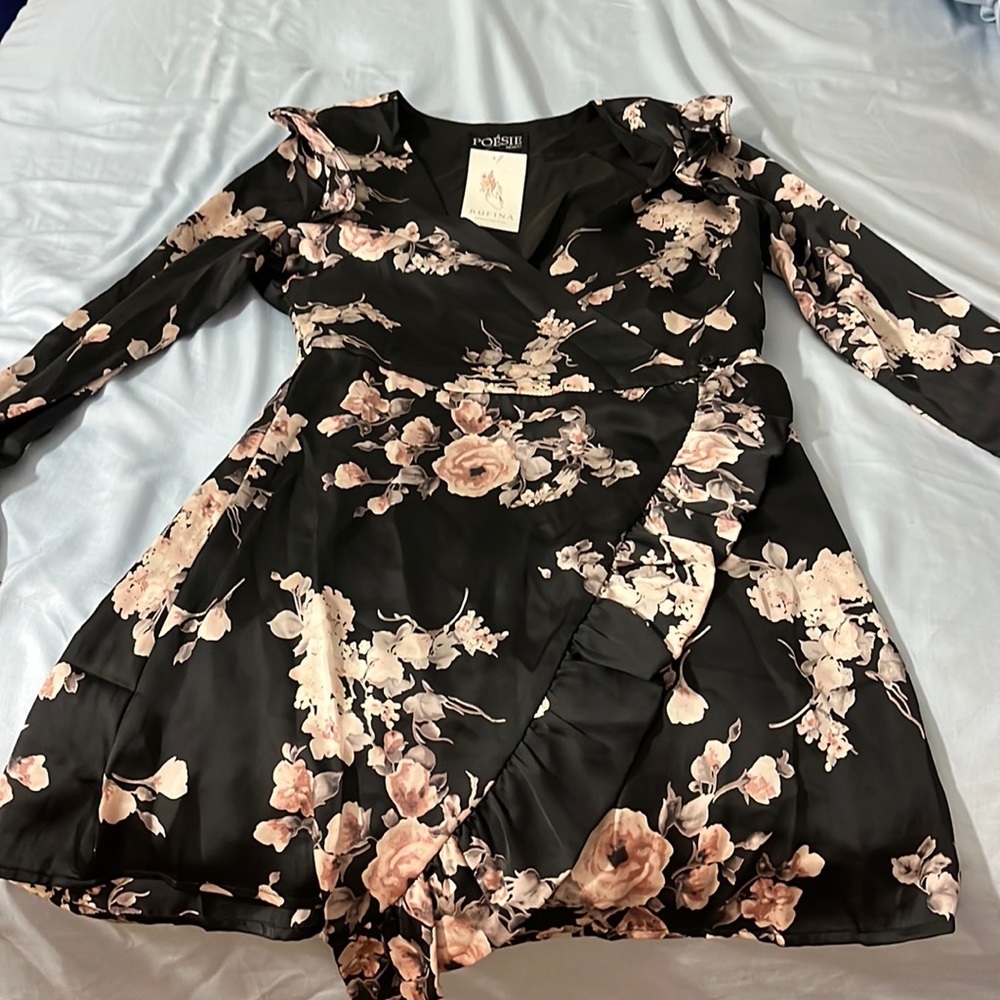 Brand new Japanese style flower print dress